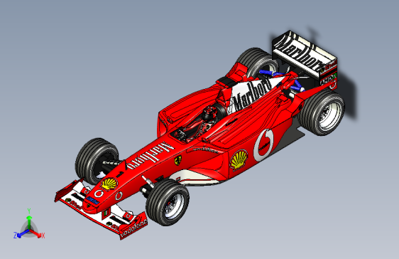 Y1668-汽车+ferrari-248-f1-2002+SW+STP