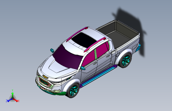 Y1683-汽车+pickup-9+SW+STP