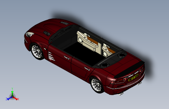 Y1695-汽车+vauxhall-car+SW+STP