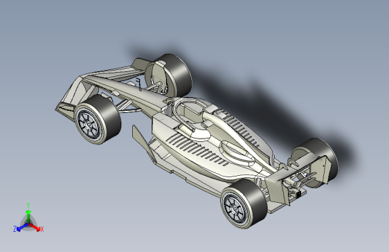 Y1714-汽车阿斯顿马丁+amr22+SolidWorks++igs