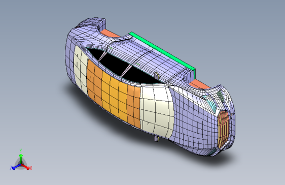 Y1727-汽车奥迪+A7+catia+igs