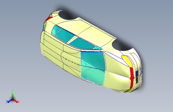Y1809-汽车大众+高尔夫7+CATIA