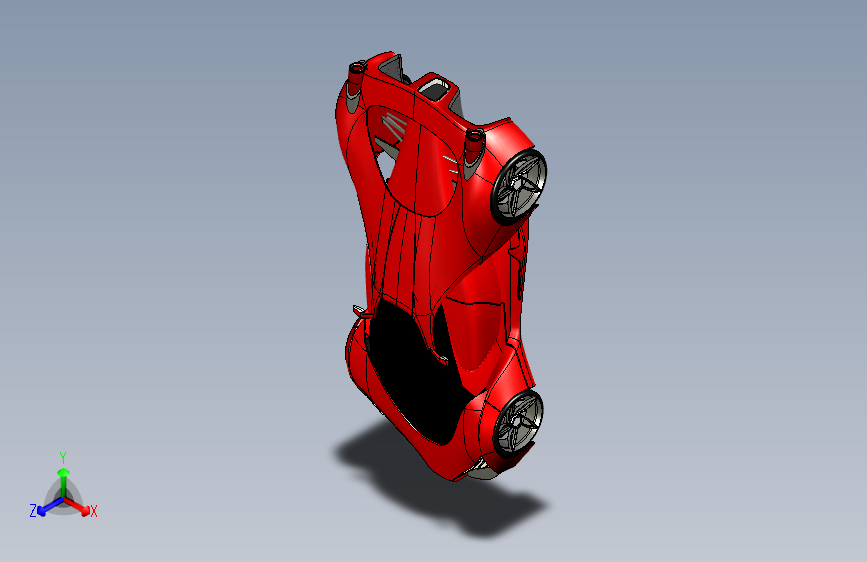 Y1824-汽车法拉利+ferrari+f80+stp