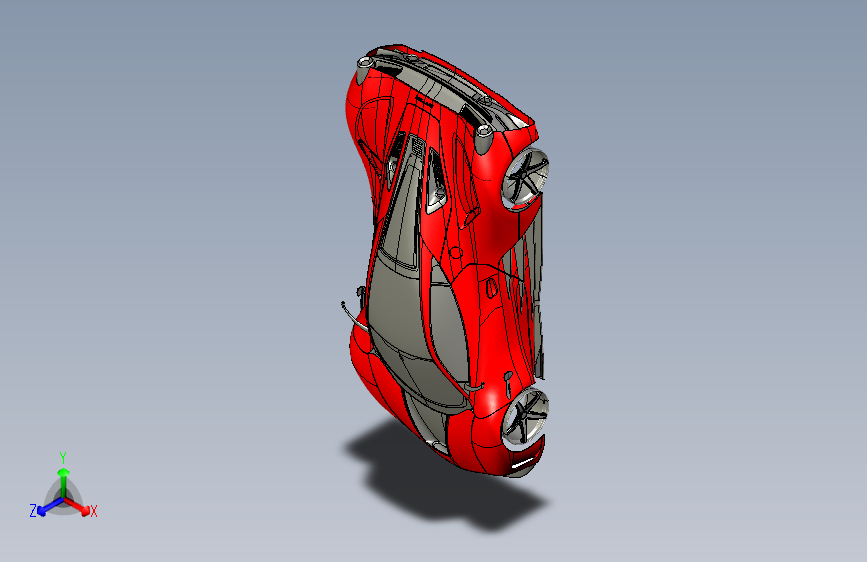 Y1829-汽车法拉利+ferrari+testarossa+hommage+2017