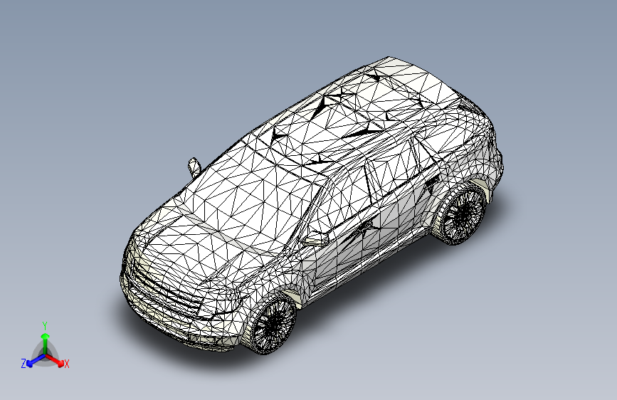 Y1858-汽车福特+锐界+SolidWorks