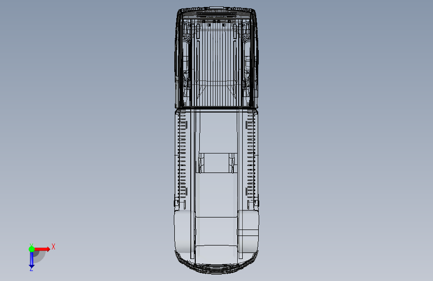 Y1852-汽车福特+F150+2022+SW+STP+IGS 俯视图