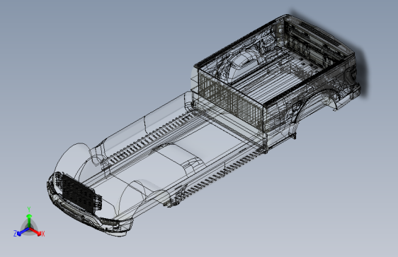 Y1852-汽车福特+F150+2022+SW+STP+IGS