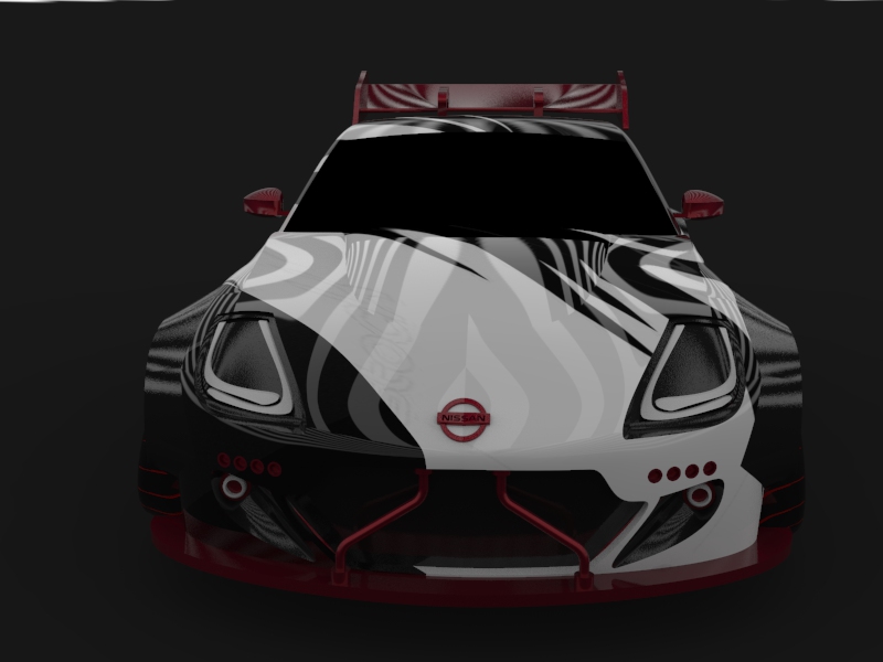 Y1910-汽车尼桑+350z+SolidWorks