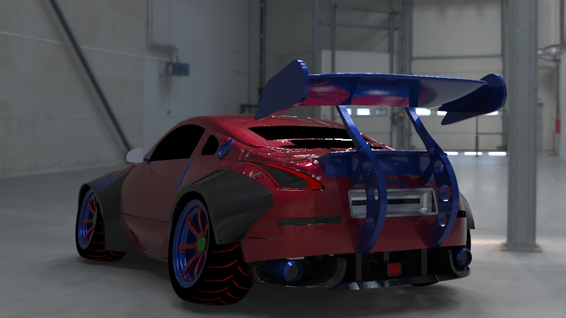Y1910-汽车尼桑+350z+SolidWorks