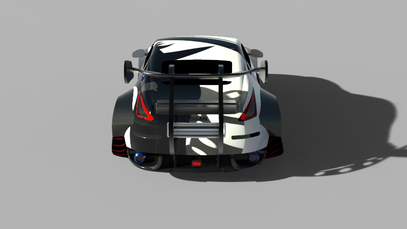 Y1910-汽车尼桑+350z+SolidWorks