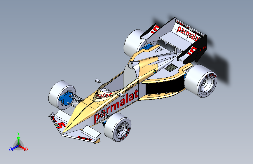 Y1964-F1+汽车+赛车+brabham-bt52b+SW