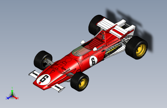 Y1969-F1+汽车+赛车+Ferrari+312B+SW+STP