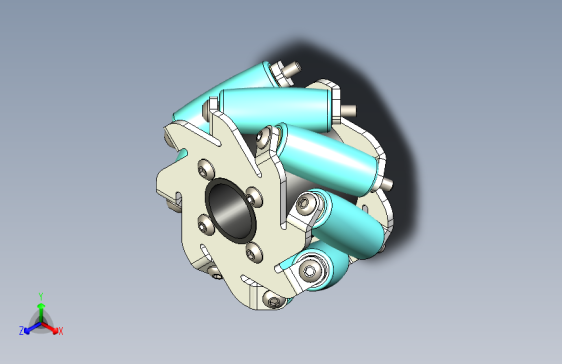 Y1975-麦克纳姆轮+mecanum-wheels-using-solidworks+SW