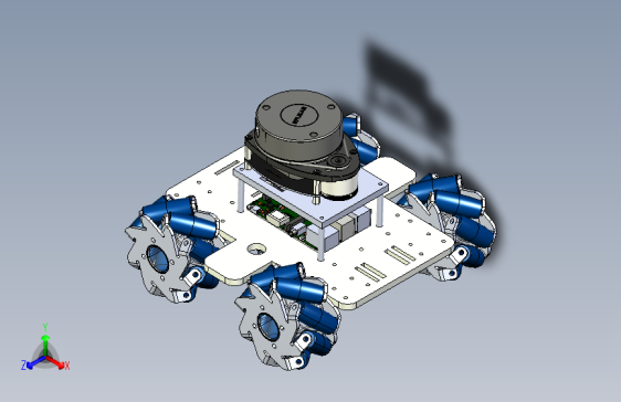 Y1977-麦克纳姆轮+mini-omni-directional-robot+SW