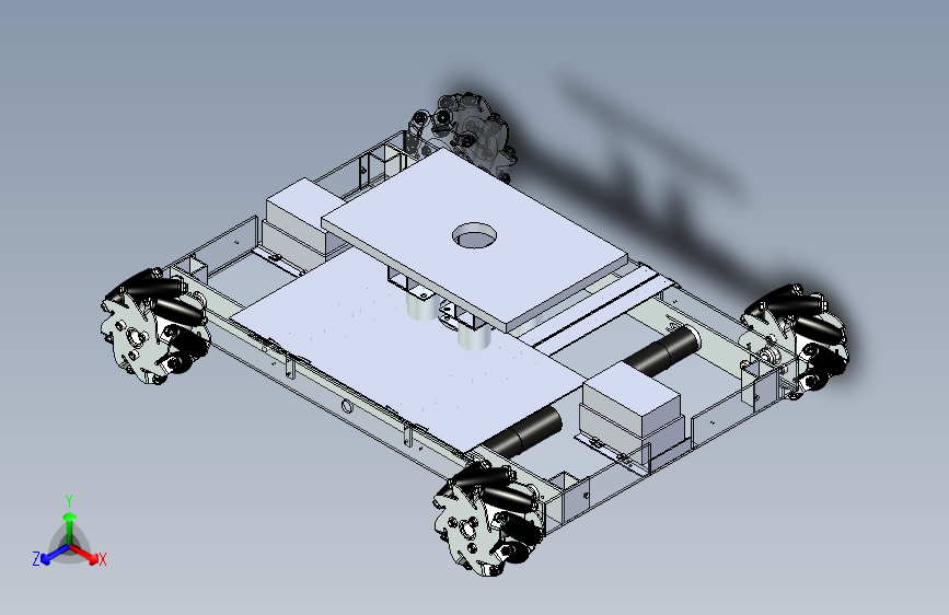 Y1990-麦克纳姆轮+ugv-with-mount-for-robotic-arm+SW