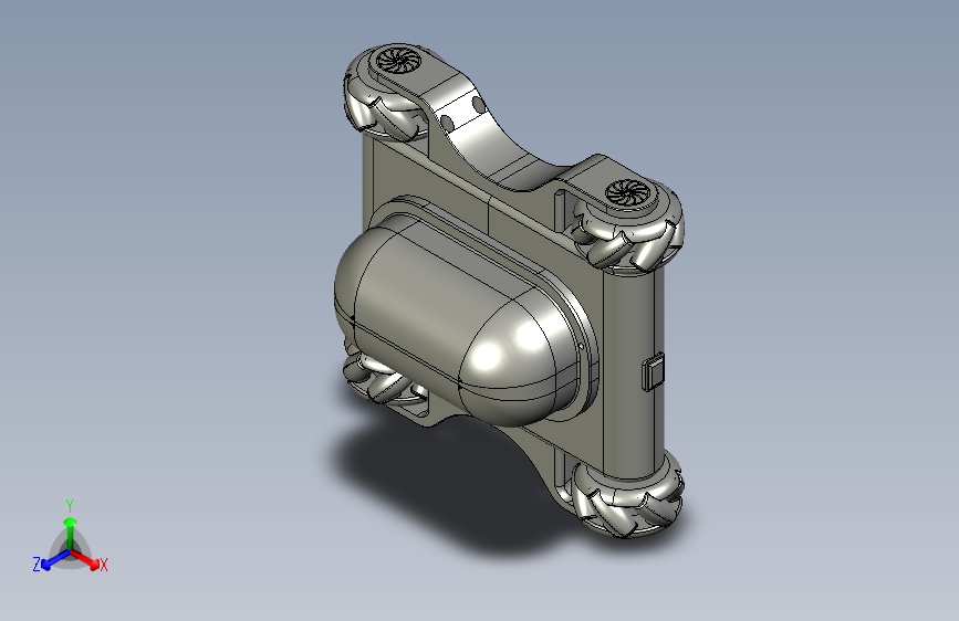 Y2060-麦克纳姆轮+mecanum-wheel-knight-rider-printed-3d+STP