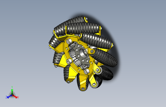 Y2059-麦克纳姆轮+mecanum-wheel-gobilda-inspired-model+SW+STP