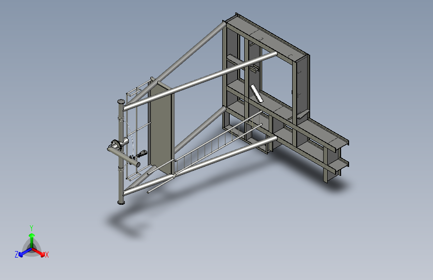 Y2084-起重机+a-frame-davit-crane+IGS