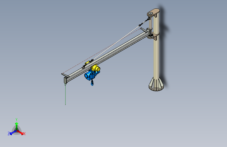 Y2092-起重机+Crane+Rotation+x_t