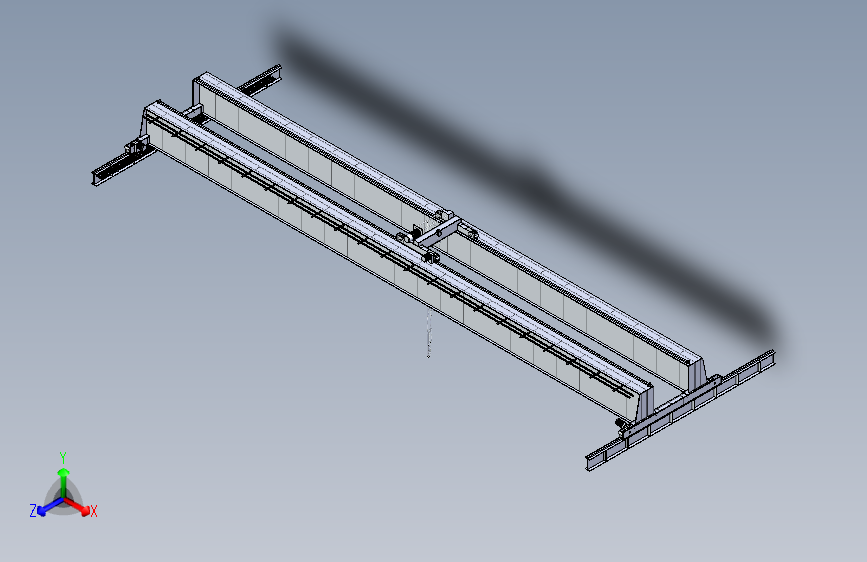 Y2095-起重机+crane-70-ft-span-and-15-tone-capacity+SW+二维