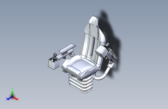 Y2099-起重机+crane-operator-chair+STP