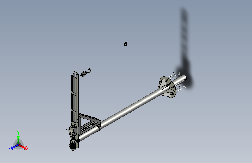 Y2098-起重机+crane-on-the-column-0.5t+STP+IGS