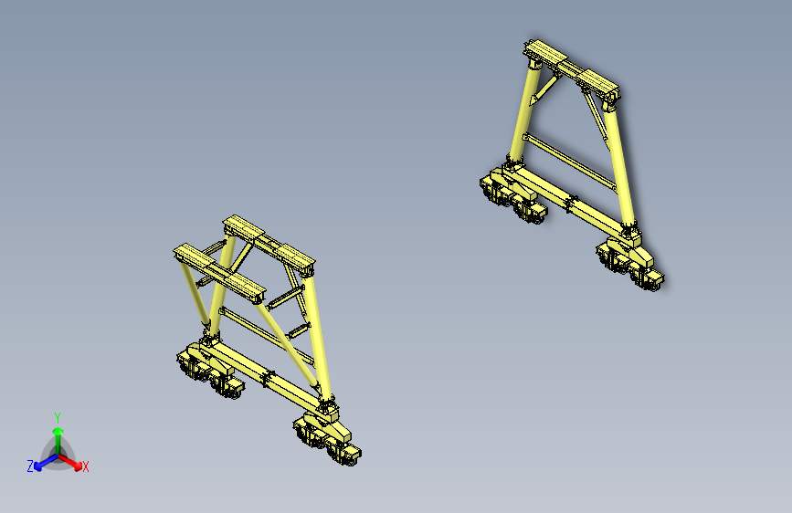 Y2118-起重机+GIRDER+GANTRY+CRANE+PROJECT+SW