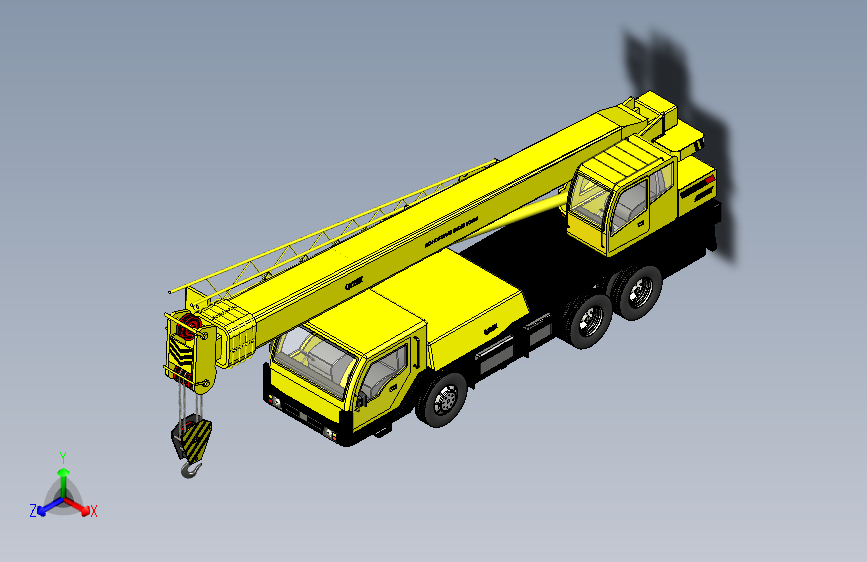 Y2123-起重机+Hydraulic+Truck+crane+xct80+SW