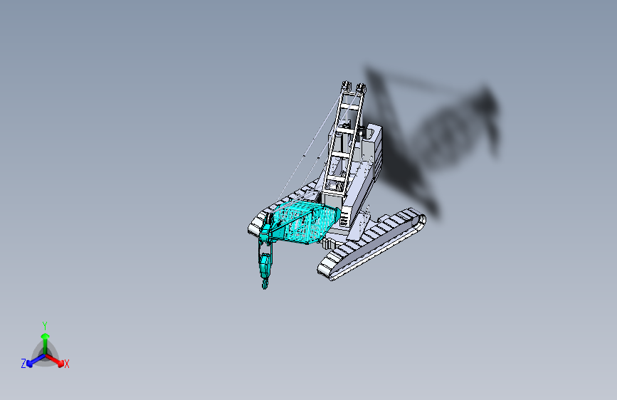 Y2126-起重机+hydraulic-crawler-crane+SW+STP