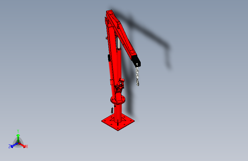 Y2127-起重机+hydraulic-truck-crane-500kg+SW+STP