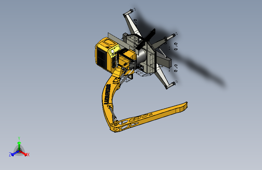 Y2134-起重机+liebherr+lh120+crane+STP
