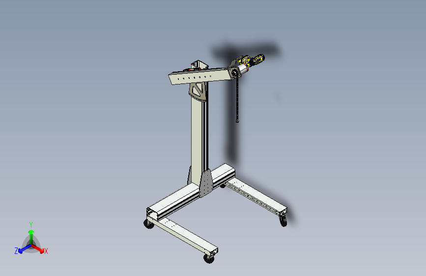 Y2137-起重机+mobile-crane-with-roller-chain-winch+STP+X_T