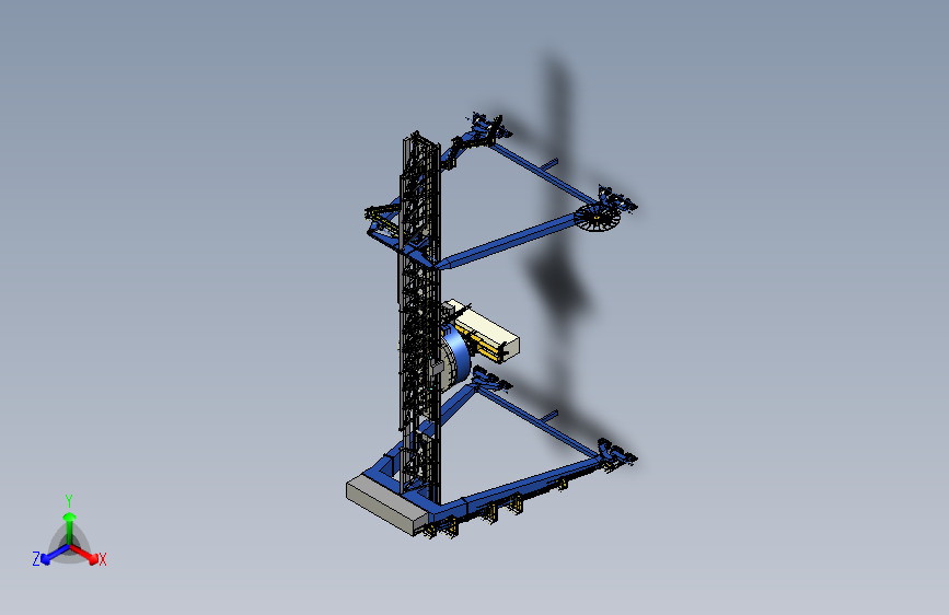 Y2143-起重机+Portal+Crane+INVENTOR