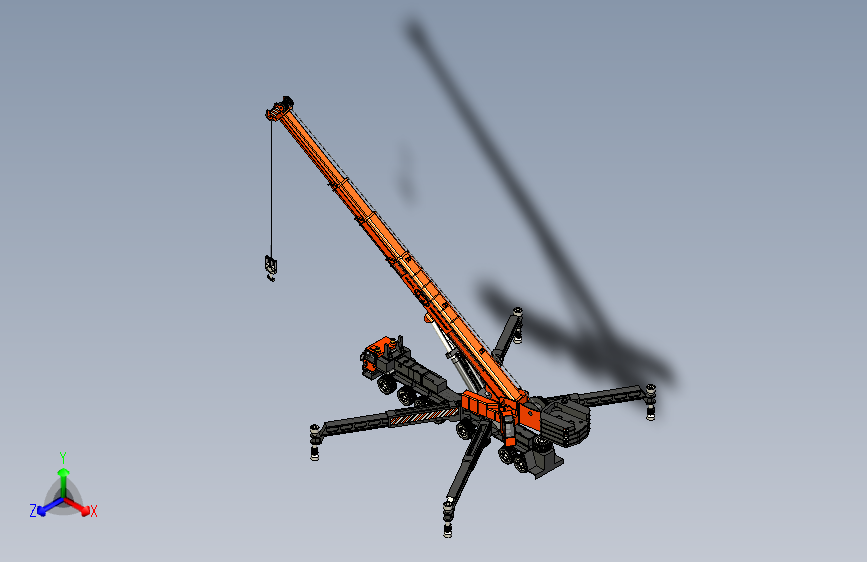 Y2156-起重机+TRUCK+CRANE+Mega_Lifter+SW+STP