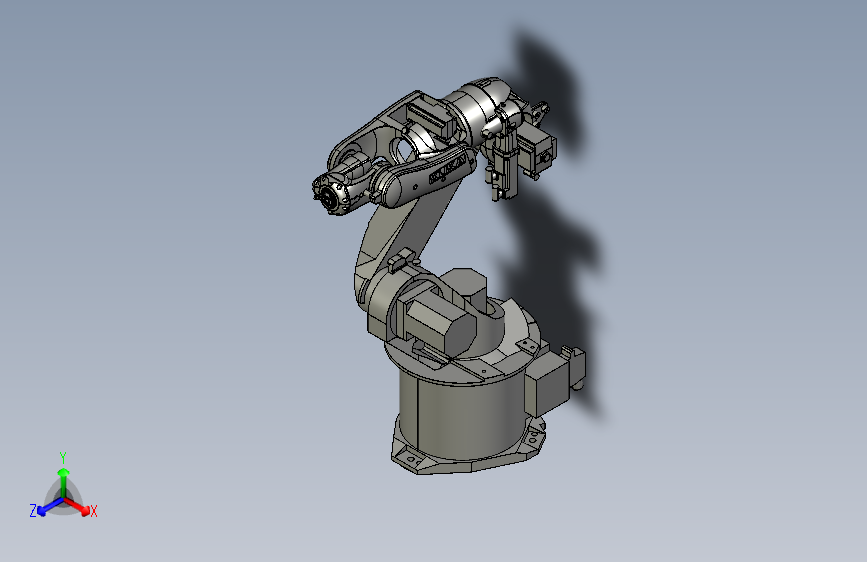 Y1465-库卡工业机器人+kuka-robotic-arm-1+STP+IGS