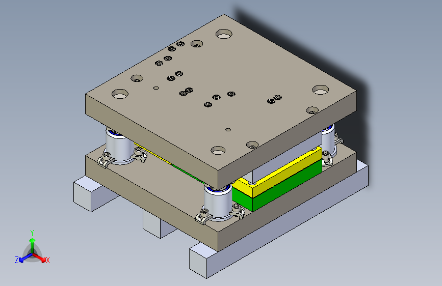 Y2978-冲压模具+prog-die-to-produce-mfgclip+SW+STP+STL