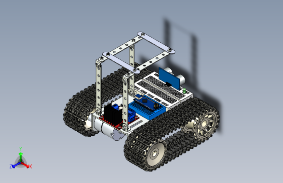 Y2224-AGV+智能小车+arduino-driven-tank+SW