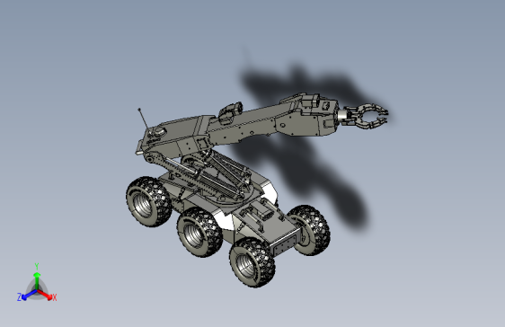 Y2233-AGV+智能小车+bomb-disposal-robot+STP