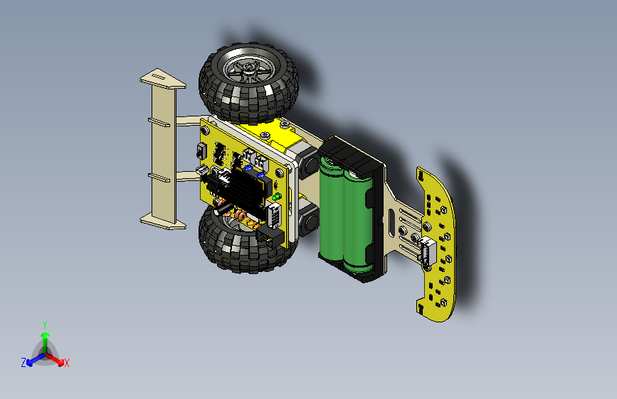 Y2249-AGV+智能小车+line-follower-robot-3+INVENTOR+STP+IGS