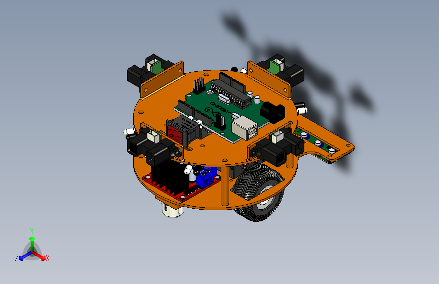 Y2248-AGV+智能小车+Line+follower+robot+SW