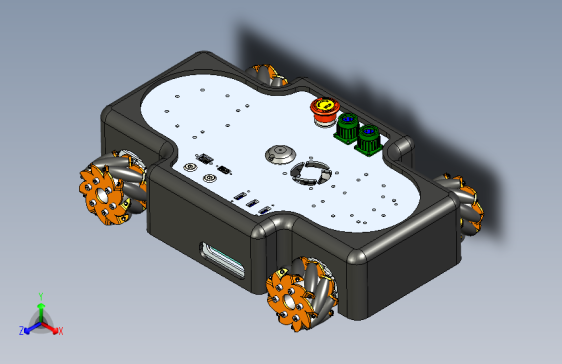 Y2257-AGV+智能小车+mecanum-wheels-based-robot+SW