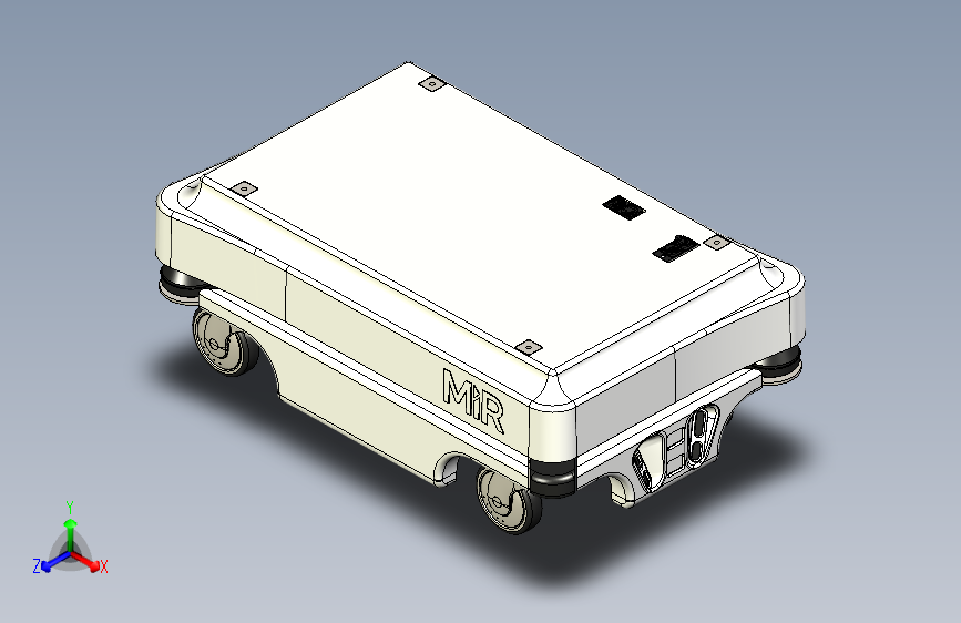 Y2262-AGV+智能小车+MiR100+MOBILE+ROBOT+STP