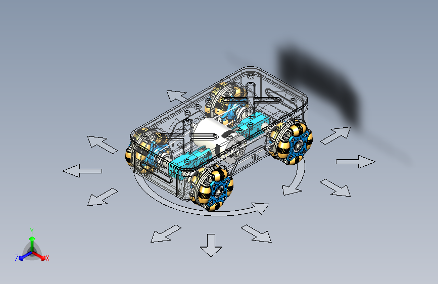 Y2267-AGV+智能小车+omni-robot-agv-robot+SW+STP
