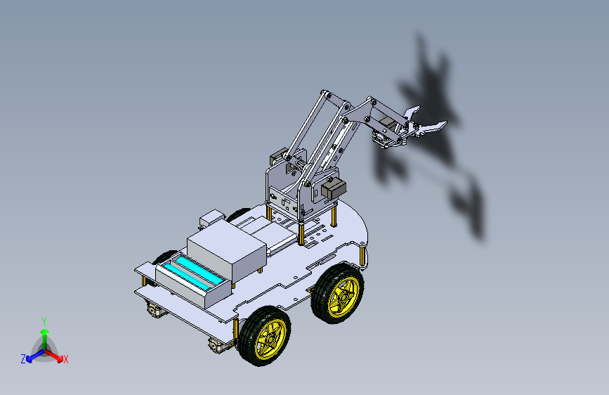 Y2275-AGV+智能小车+robot-arm-on-chassis+SW