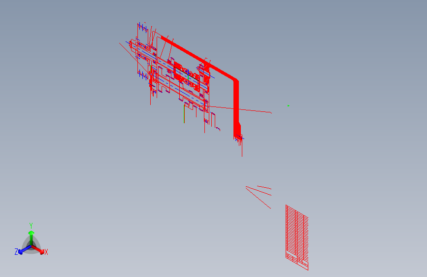 Y2308-数控机床主轴变速箱部分图纸cad