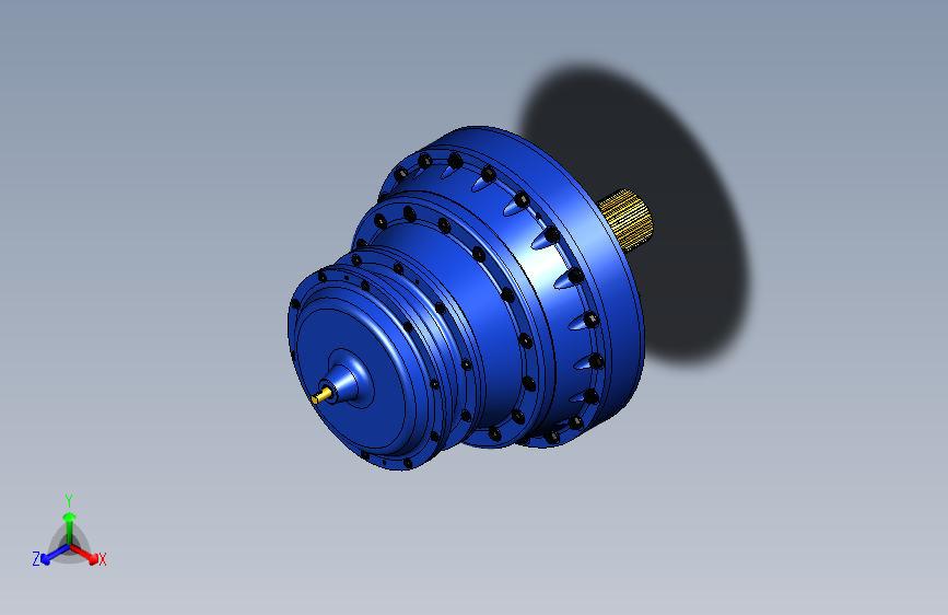 Y2320-完整的行星轮减速器3D模型+Solidworks设计