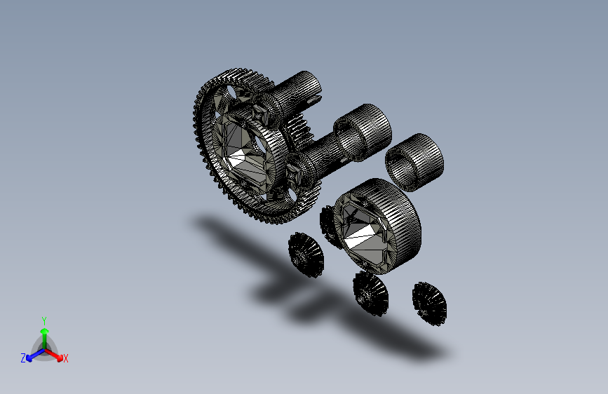 Y2382-OpenRC+1-10差速器3D打印图纸