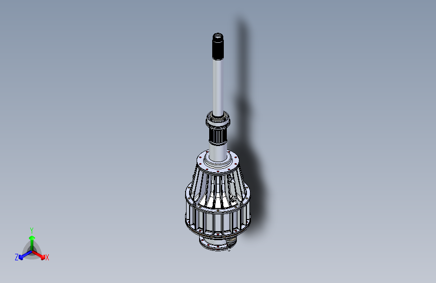 Y2404-变速箱+减速器+planetary-gearbox-of-the-coaxial-helicopter+SW+STP