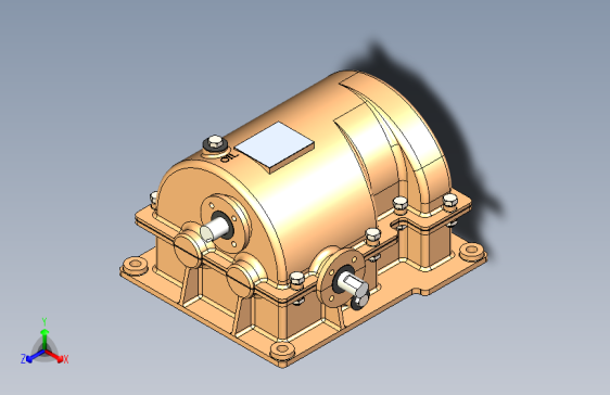 Y2430-多级齿轮减速箱SOLIDWORKS+2014,+STEP+_+IGES