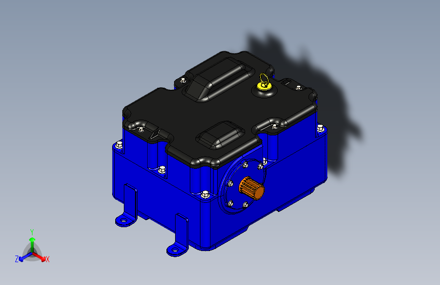 Y2449-减速器+8-1-speed-reducer-gearbox+SW+STP